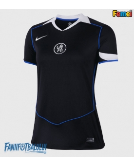 Chelsea Tricou Fotbal Replică 2025-26 Femei Treilea